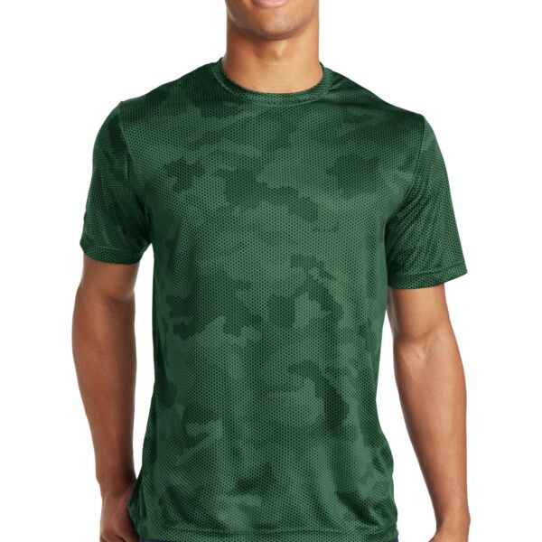Unisex CamoHex Poly T-Shirt Thumbnail