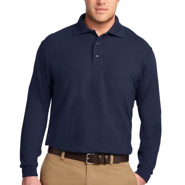 Copy of Tall Silk Touch™ Long Sleeve Polo Thumbnail